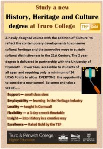 History Heritage & Culture Degree Course Poster