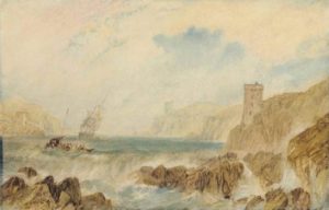Joseph Mallord William Turner - The Entrance to Fowey Harbour