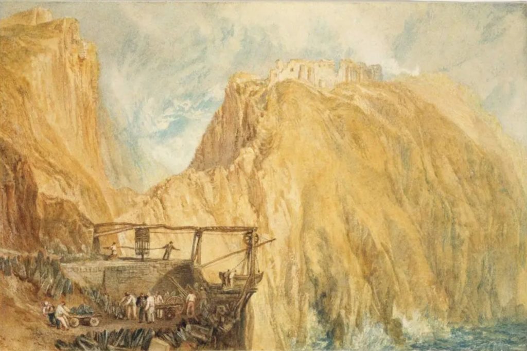 J M W Turner - Tintagel Castle 1815