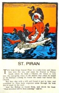 EARLY CORNISH LOOE LEGENDS POSTCARDS - St Piran