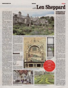 Ertach Kernow - Historic homes reveal dramatic family histories - Truro Voice - 12082020