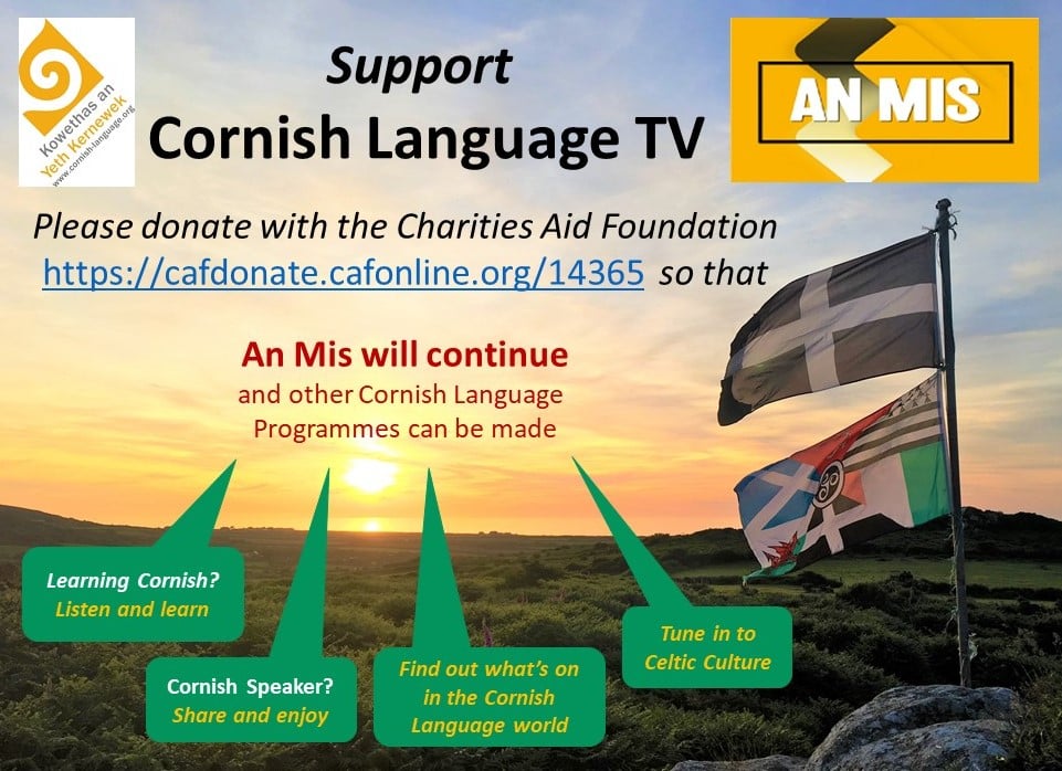 Please support Cornish language TV - Click Image