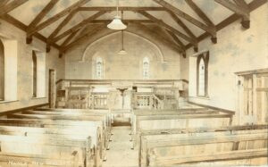 The interior of the 1908 chapel (Photo: courtesy Clive Benney)

