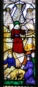 St Neot - Noah and his family leave the ark