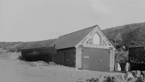 Lifeboat House Mullion Circa 1900 - Royal Cornwall Museum