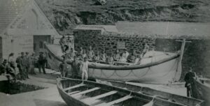 Mullions First Lifeboat 'Daniel J Draper' 1867