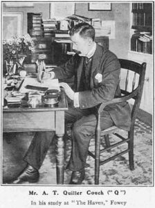 'Q' in his study at Fowey - 1905