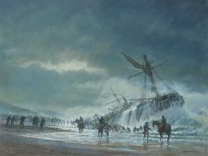 Wreck of HMS-Anson by Geoffrey Huband