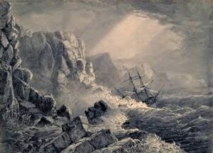 Wreck of the 'Jonkheer' 1867