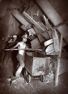 A mill at the 412 Dolcoath Mine