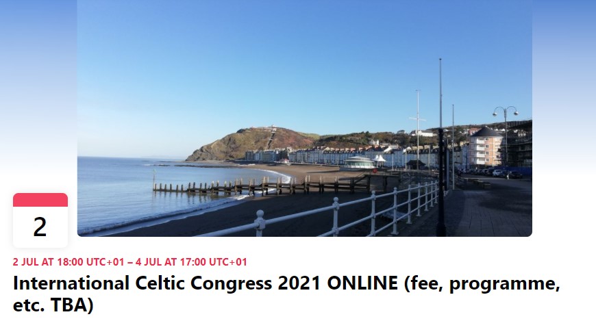 International Celtic Congress - FB Wales Link