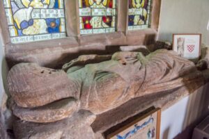 Blanchminster knight's effigy at St Andrews Church, Stratton