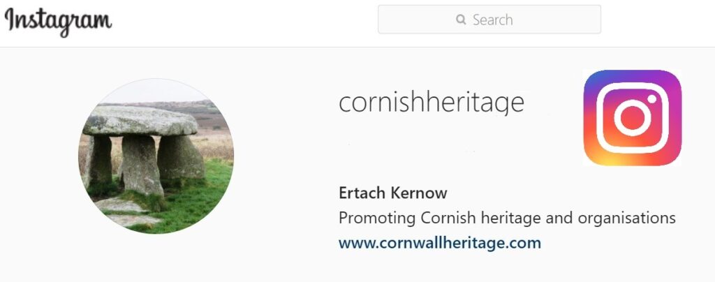 Instagram Header - Association Cornish Heritage