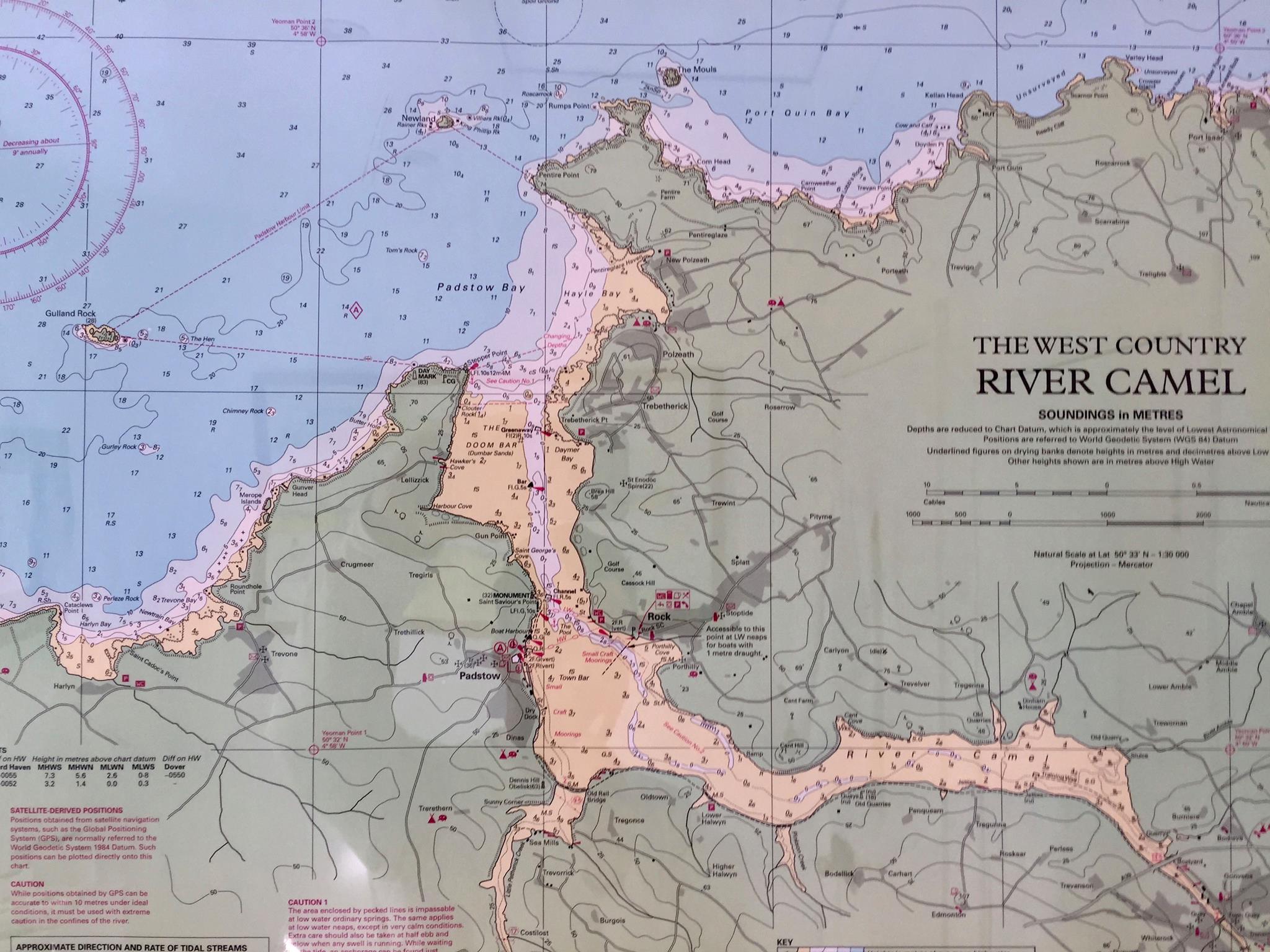 River Camel Estuary Map