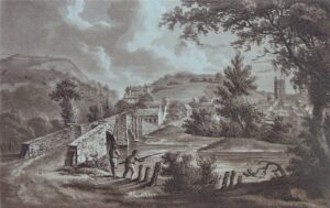 Engraving of St Austell c1803 published by Polwhele