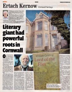 Ertach Kernow- Literary giant had powerful roots in Cornwall 