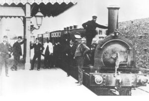 First Newquay passenger train 1876