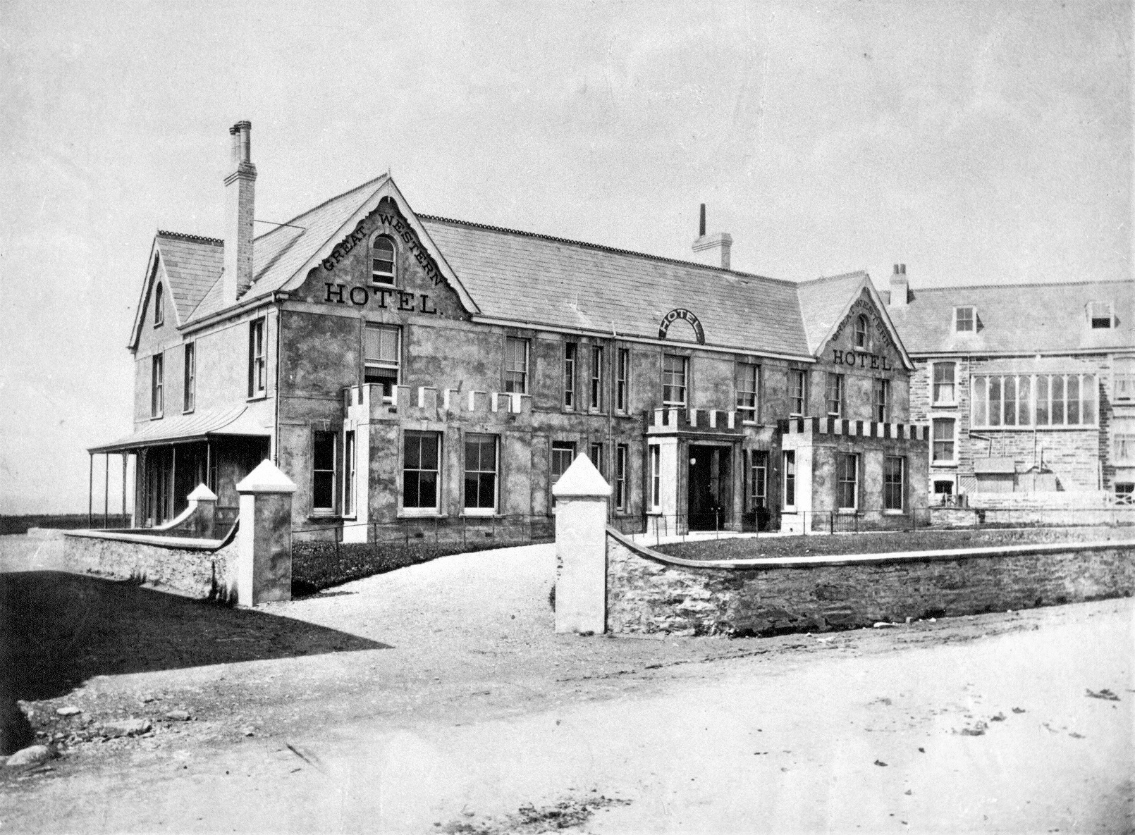 Great Western Hotel, Newquay 1879