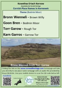 Place Names of the Week - Bodmin Moor