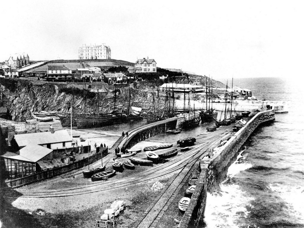 Newquay Harbour late 19th century (Newquay Museum)