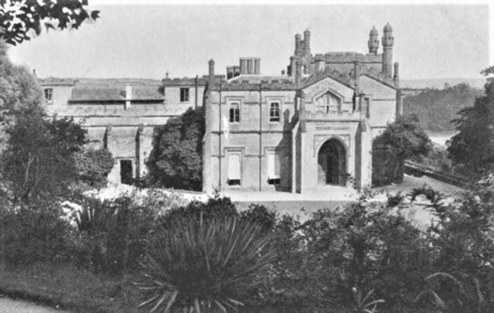 Pentillie Castle - Old front entrance