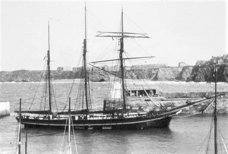 Schooner Emma typical 19th century coastal schooner