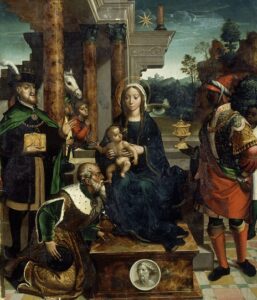 16th century 'Adoration of the Magi' by Correa de Vivar