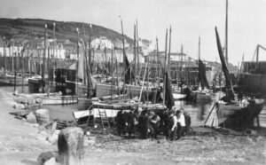 Mousehole - Fishing Fleet Early 20th century