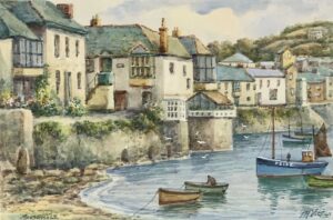 Mousehole by recognised local artist T H Victor