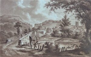 Engraving of St Austell c1800