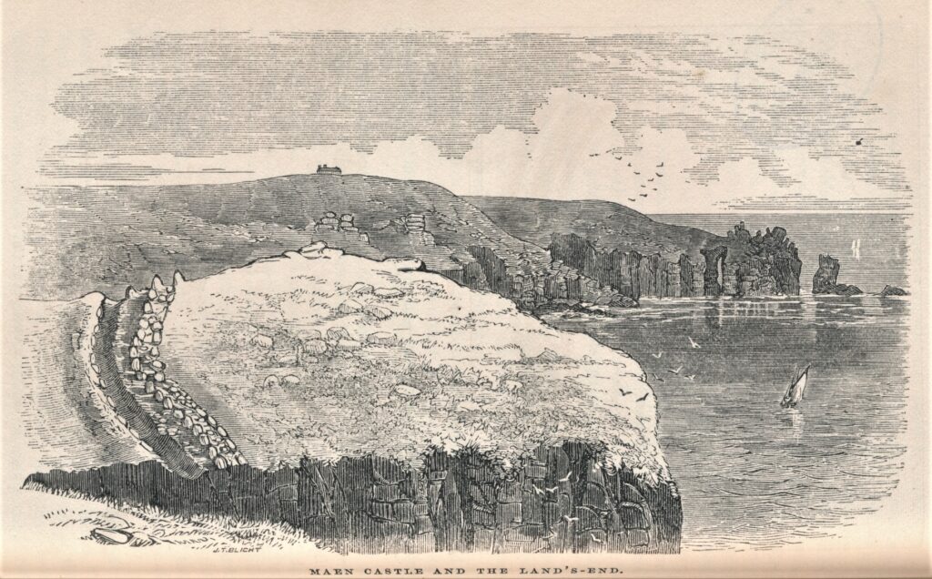Maen Castle - J T Blight - RIC Journal 1864