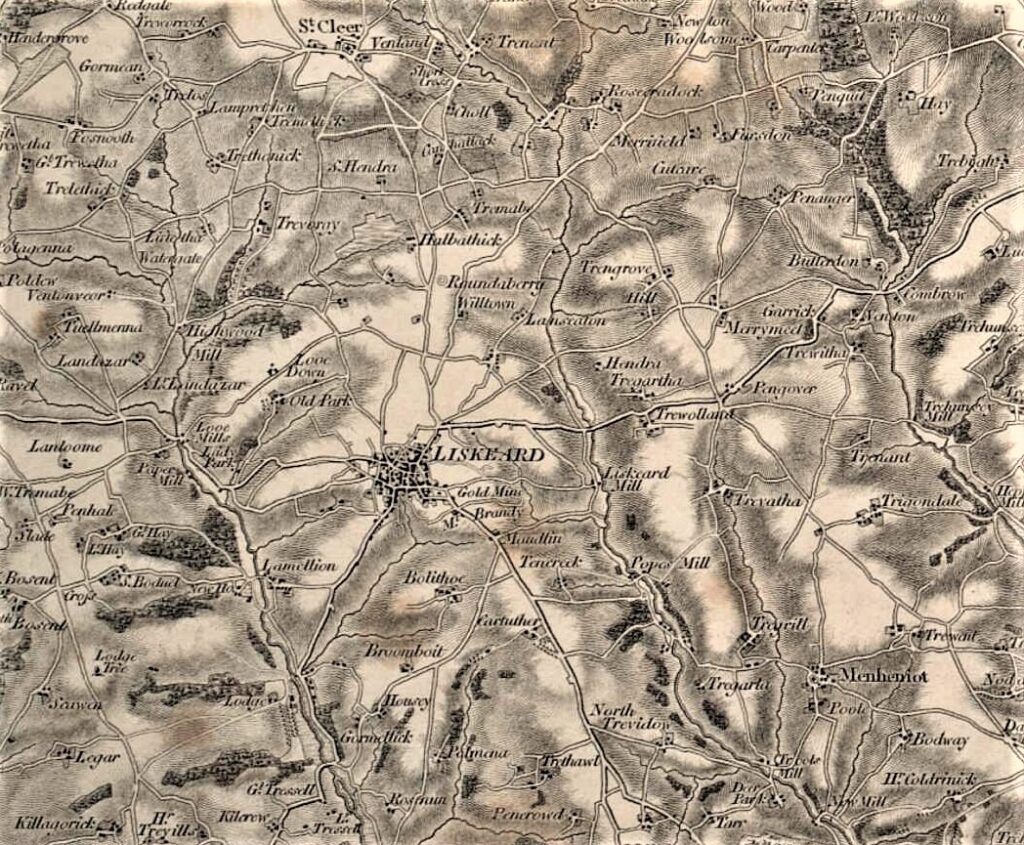Map - Liskeard 1809