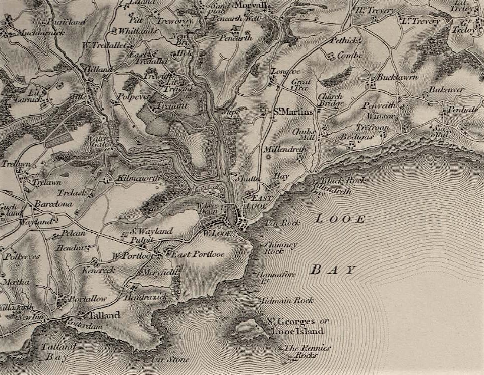 Map - Looe 1809