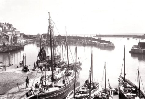 Mevagissey Harbour c1900