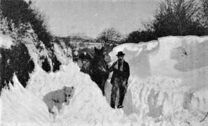 Road between St Cleer and Liskeard March 1891