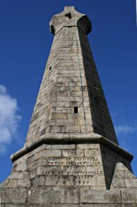 De Dunstaville Memorial showing the inscription