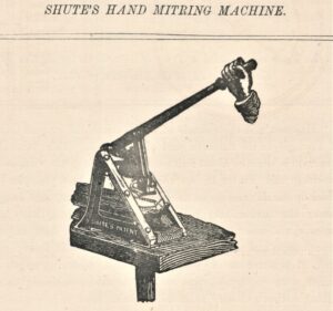 Shutes Hand Mitring Machine - Royal Cornwall Polytechnic Society 1872