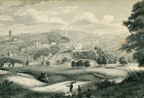 'A South West View of Helston' 1815