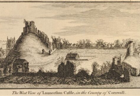 Launceston Castle - Samuel & Nathaniel Buck 1736