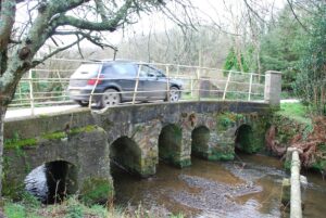 Trewerry Bridge at risk ©RJR