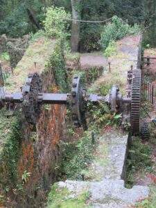 Remains of wheel pit engine works