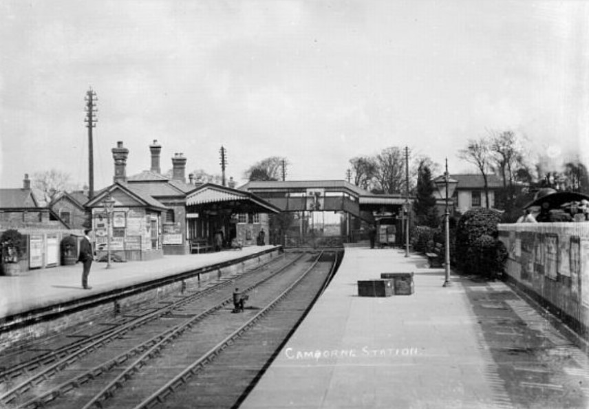 Camborne Railway Station. 1920s (Royal Cornwall Museum)