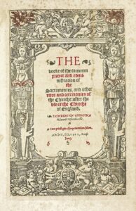 Book of Common Prayer 1549