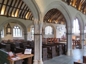 Interior of St Endellion Church