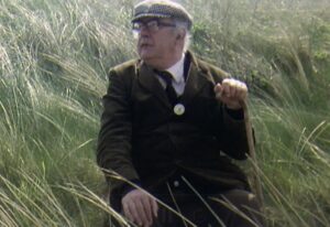 Sir John Betjeman enjoying nature