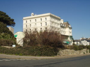 The Falmouth Hotel showing Trevails extension of 1889