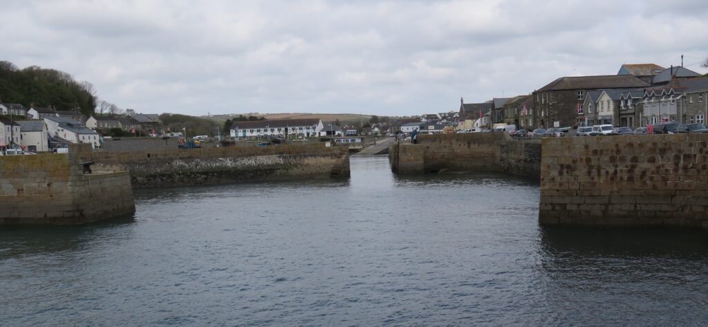 Mouth of Porthleven Harbour