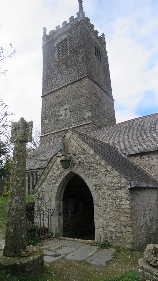 St Wyllow - Lanter Cross, Porch & Tower