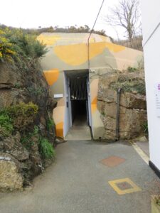 Entrance to the Porthcurno tunnels