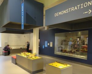 Interactive displays at Porthcurno Museum